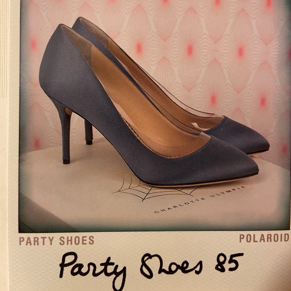 Charlotte Olympia Silk Satin Party Heels